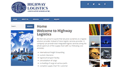 Desktop Screenshot of highwaylogistics.com.pk